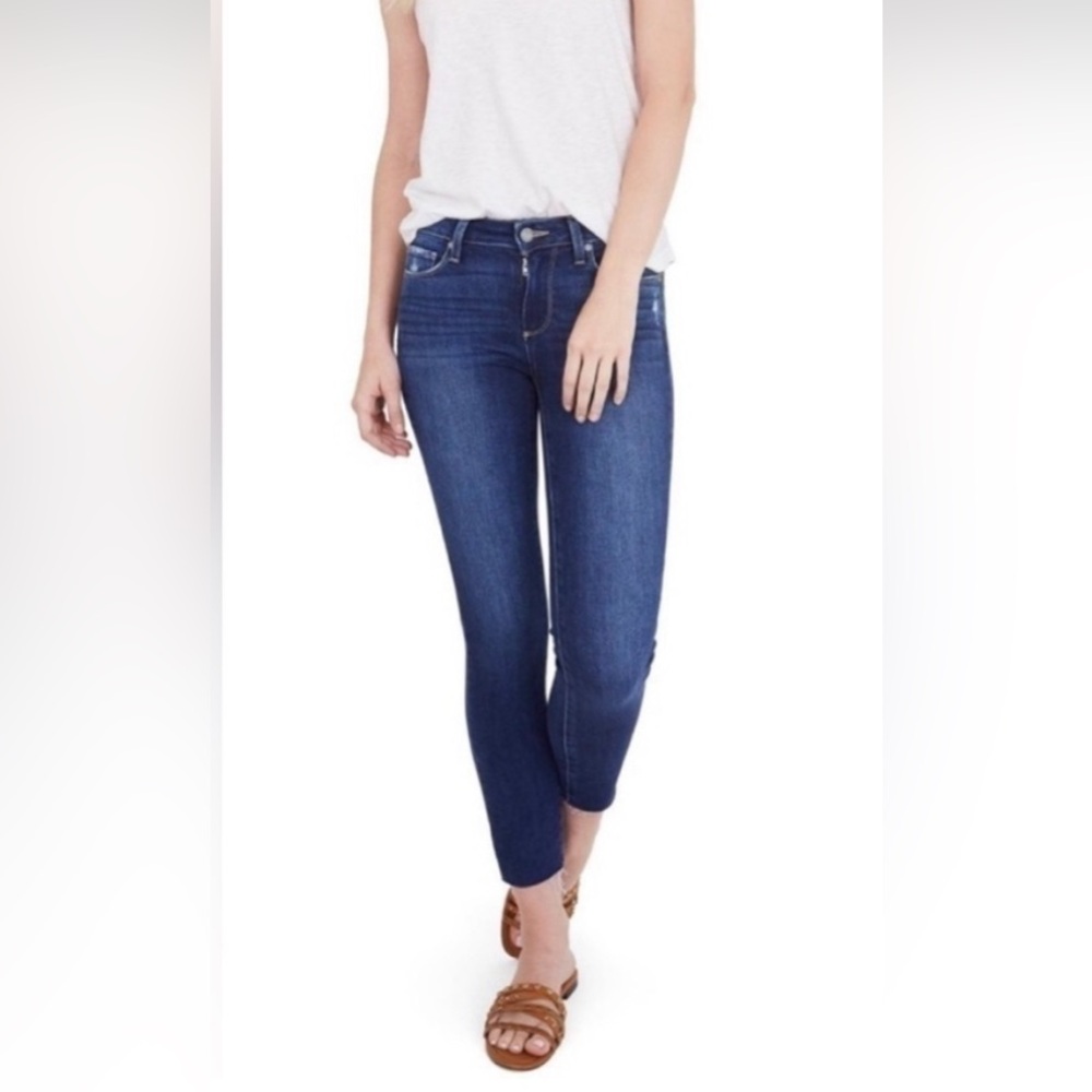 PAIGE Blue Ankle & Cropped Jeans